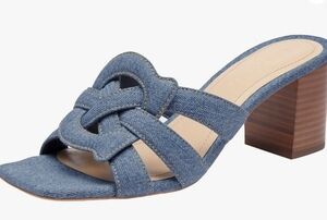 Coach Nikki  Denim Sandal